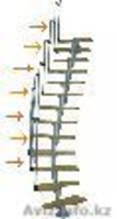 Межэтажная лестница на металлическом каркасе от производителя. - Изображение #1, Объявление #237961
