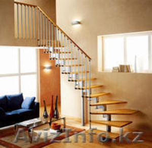 Межэтажная лестница на металлическом каркасе, низкие цены. - Изображение #2, Объявление #357154