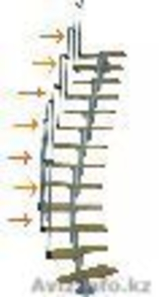Межэтажная лестница на металлическом каркасе от производителя. - Изображение #1, Объявление #237961