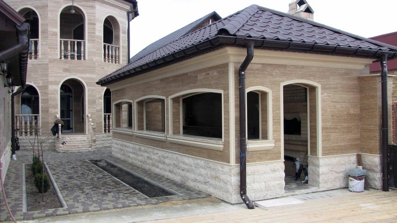 Отделка фасадов зданий травертином, гранитом, мрамором - Изображение #3, Объявление #1659459